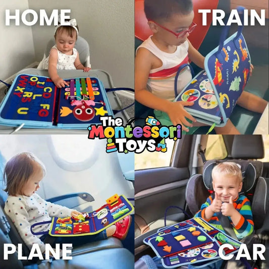 7-in-1 Montessori Busy Board