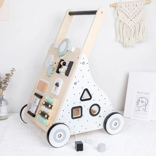 Baby walker push toy - multi-activities - Pastel colors