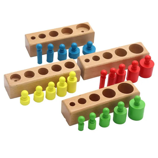 Montessori volume blocks