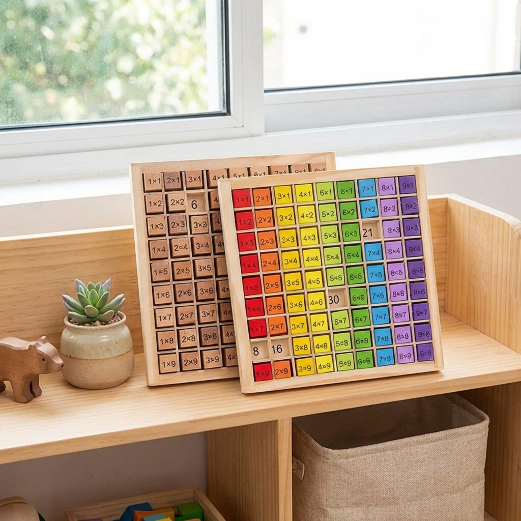 Montessori Multiplication Board - Hands-On Math Learning Tool