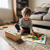 Montessori Shape Sorting Box - 25 Wooden Blocks Educational Toy
