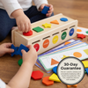 Montessori Shape Sorting Box - 25 Wooden Blocks Educational Toy