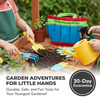 Kids Gardening Tools Set 11-Piece - Safe Outdoor Beach Garden Kit