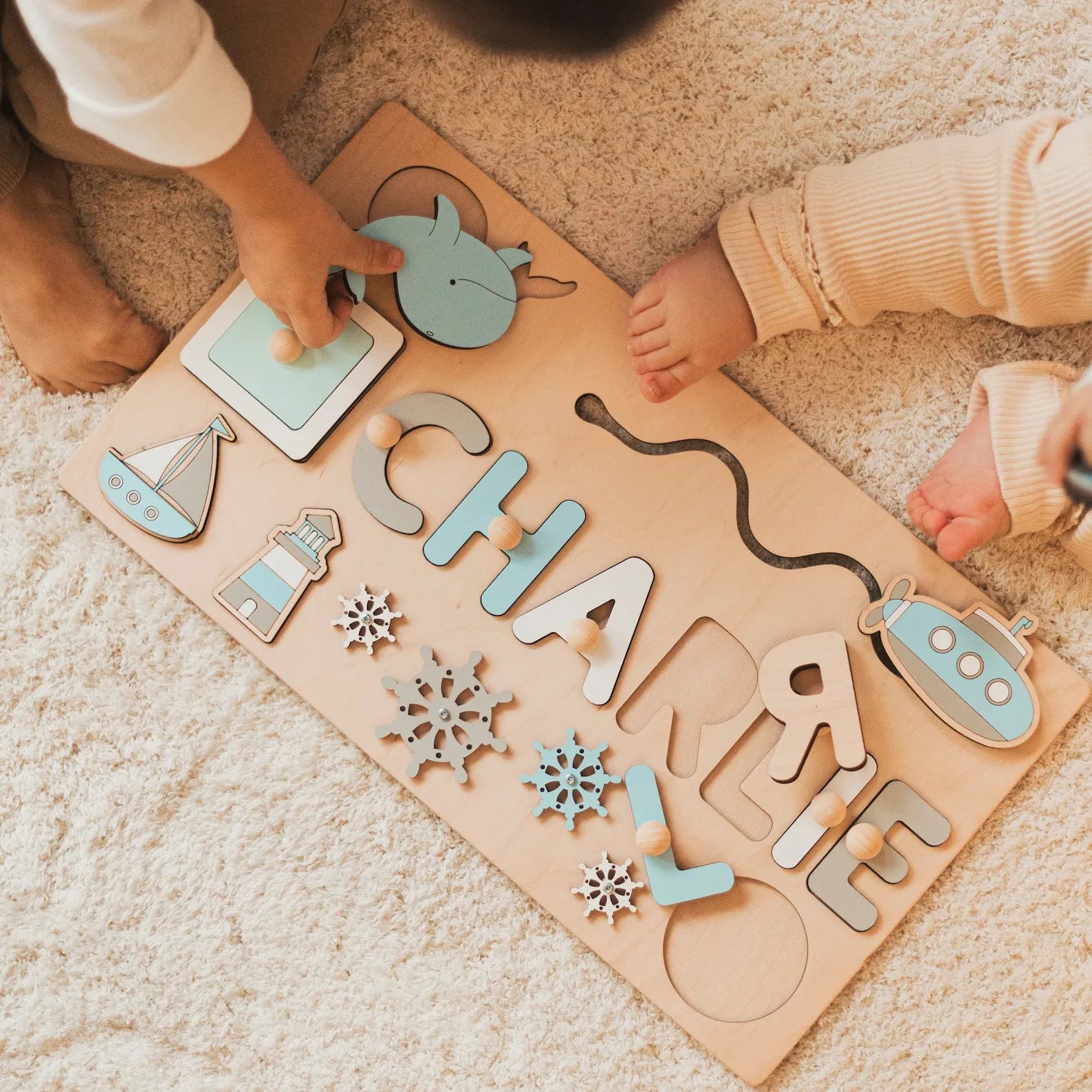 Personalized Name Puzzle - Custom Made for Your Child