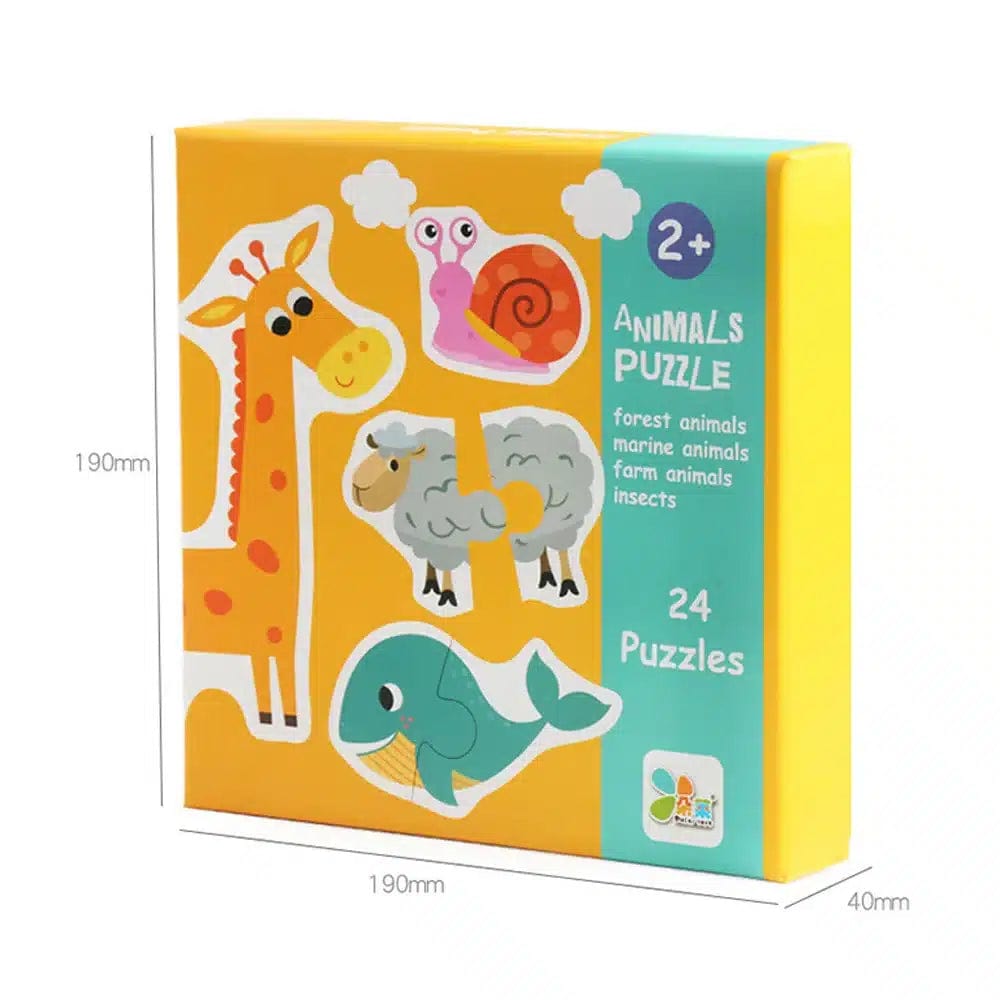 23 Two-Piece Puzzles for Children Aged 3 and Up