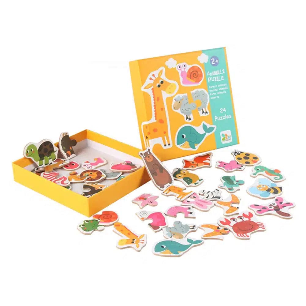 23 Two-Piece Puzzles for Children Aged 3 and Up