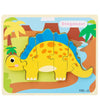 Stegosaurus 3D Cartoon Dinosaur Wooden Puzzle