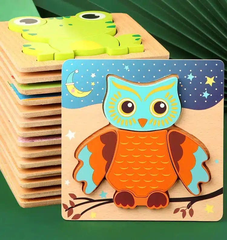 3D Wooden Puzzle Various Designs