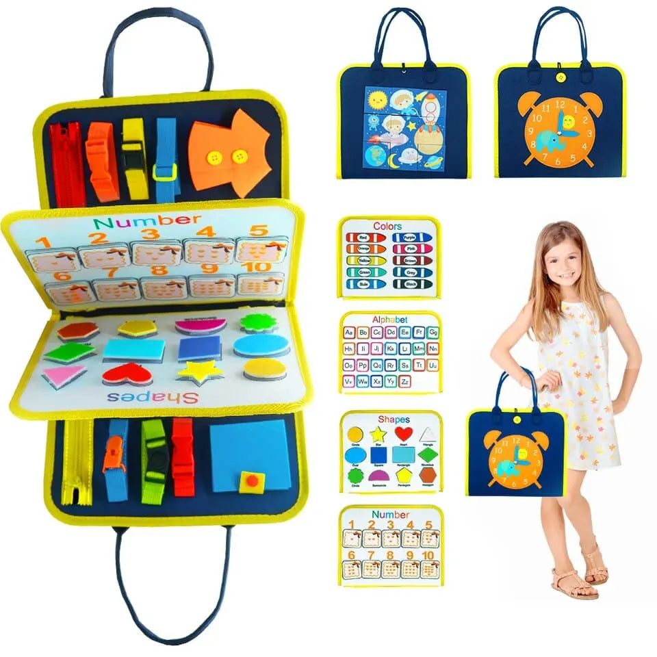 Blue 7-in-1 Montessori Sensory Kit