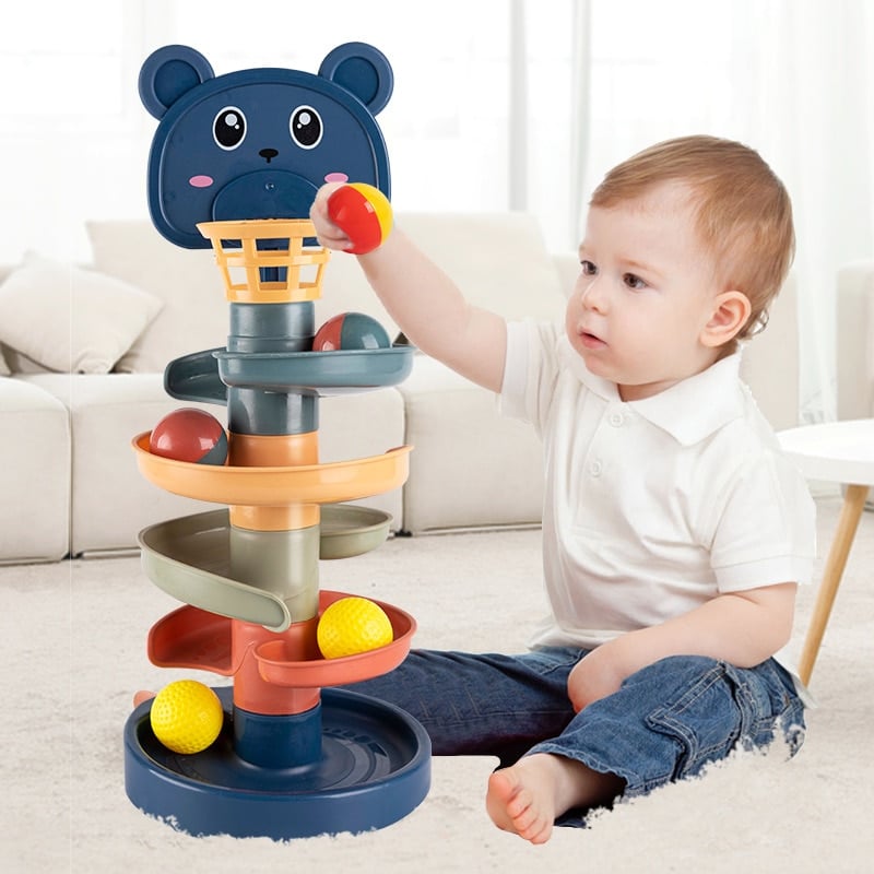 7-Level Rolling Ball Tower - 45 cm