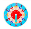 Blue Colorful 24h Clock for Kids