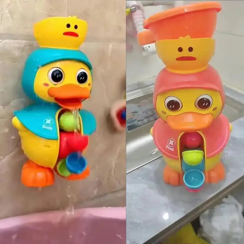 Cute Duck Shower and Bath Toy with Suction Cup