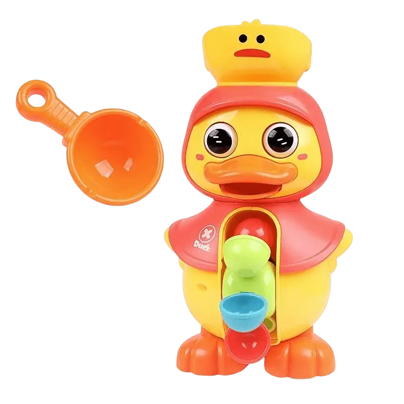 Cute Duck Shower and Bath Toy with Suction Cup