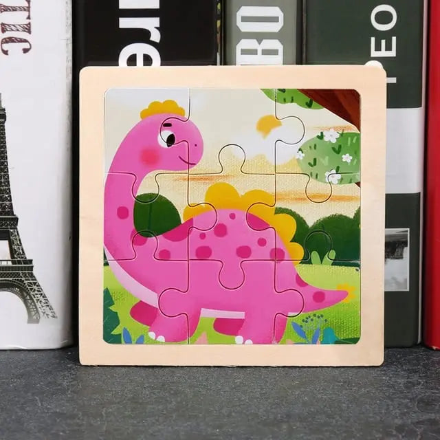 Corythosaurus Dinosaur Wooden Puzzle