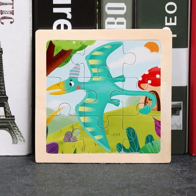 Pterosaur Dinosaur Wooden Puzzle