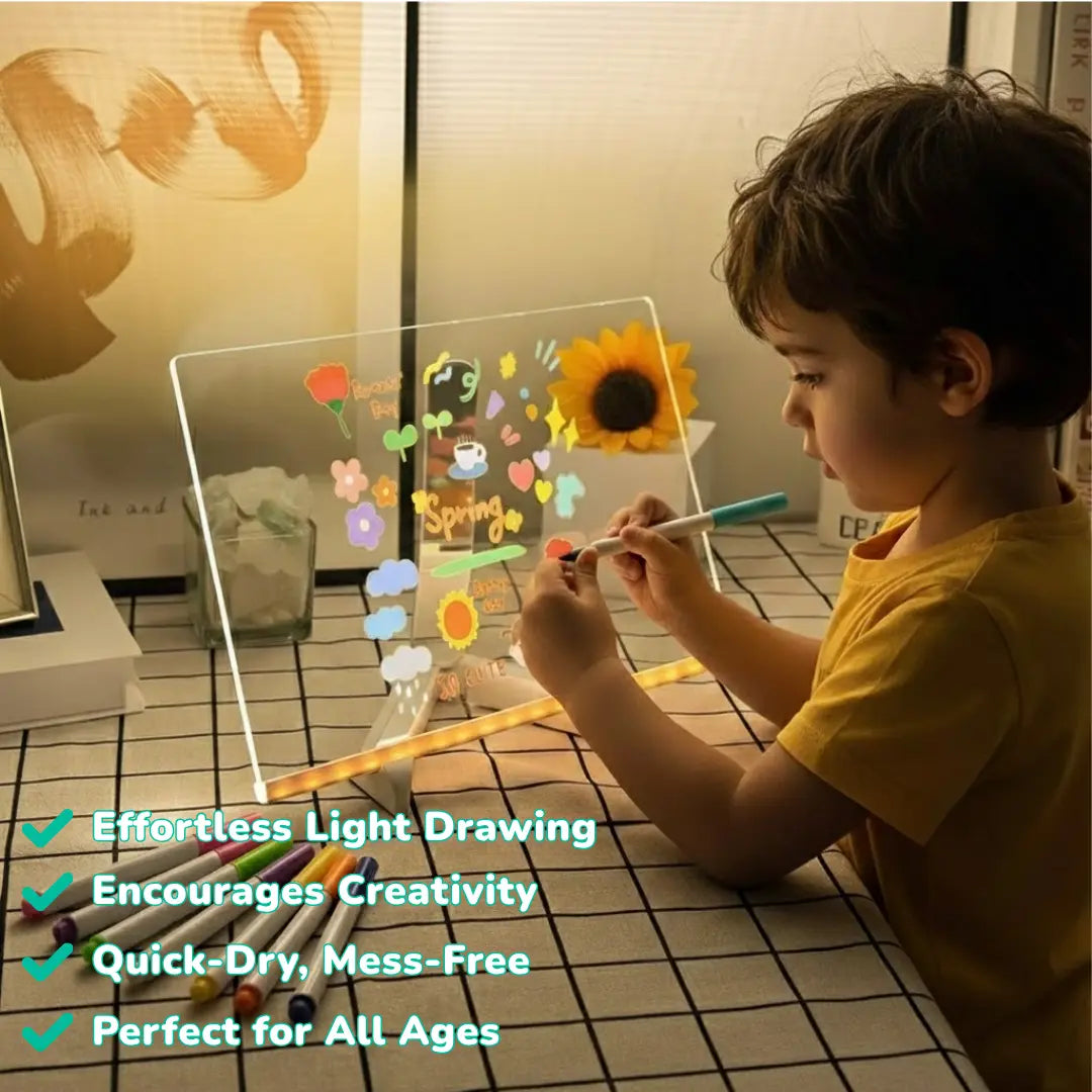 DrawLight Plus™ - Illuminated Imaginations - Drawing Board - The Montessori Toys