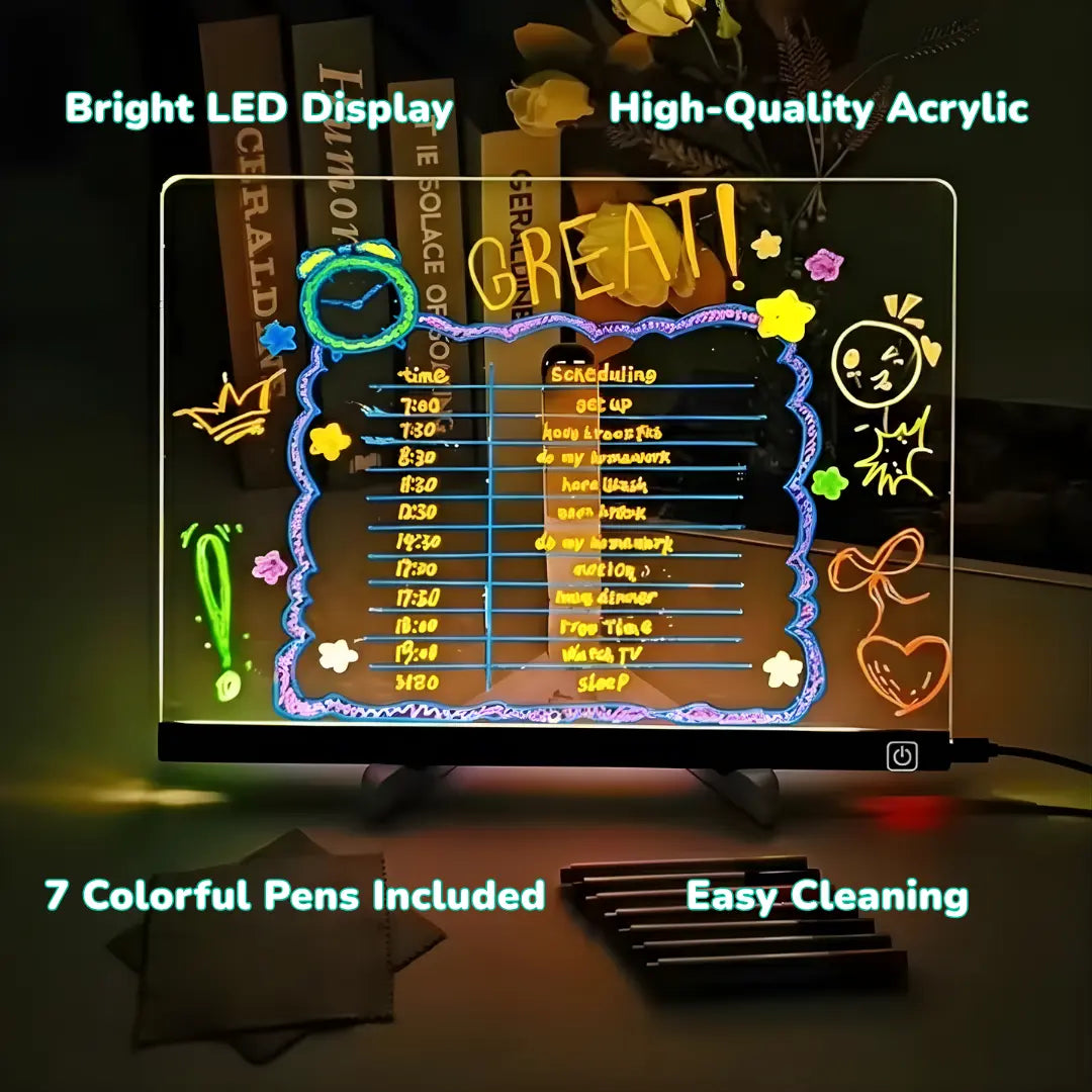 DrawLight Plus™ - Illuminated Imaginations - Drawing Board - The Montessori Toys