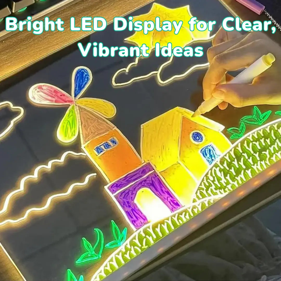 DrawLight Plus™ - Illuminated Imaginations - Drawing Board - The Montessori Toys