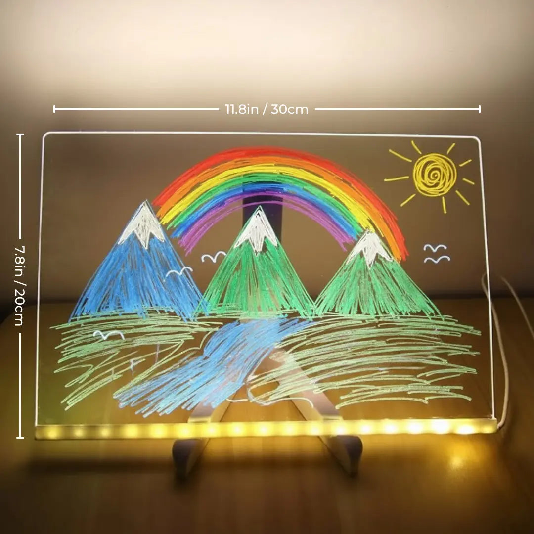 DrawLight Plus™ - Illuminated Imaginations - Drawing Board - The Montessori Toys