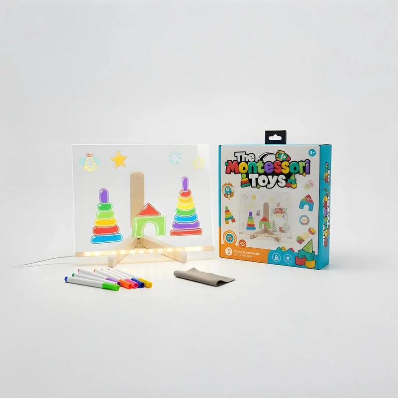 DrawLight Plus™ - Illuminated Imaginations - Drawing Board - The Montessori Toys