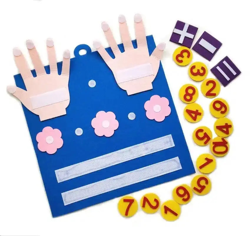 Felt Counting Hands - Learn to Count with Fingers