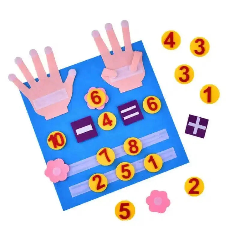 Felt Counting Hands - Learn to Count with Fingers