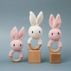 Knitted Bunny Wooden Rattle