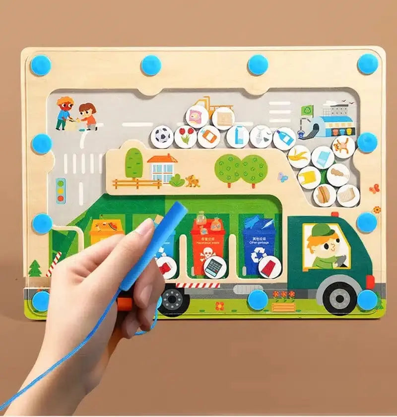 Magnetic Sorting Wooden Game for Children