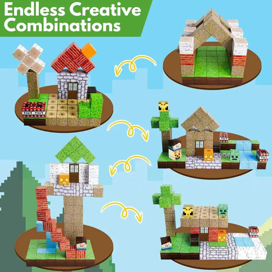 Mine Blocks - Build a world - Magnets