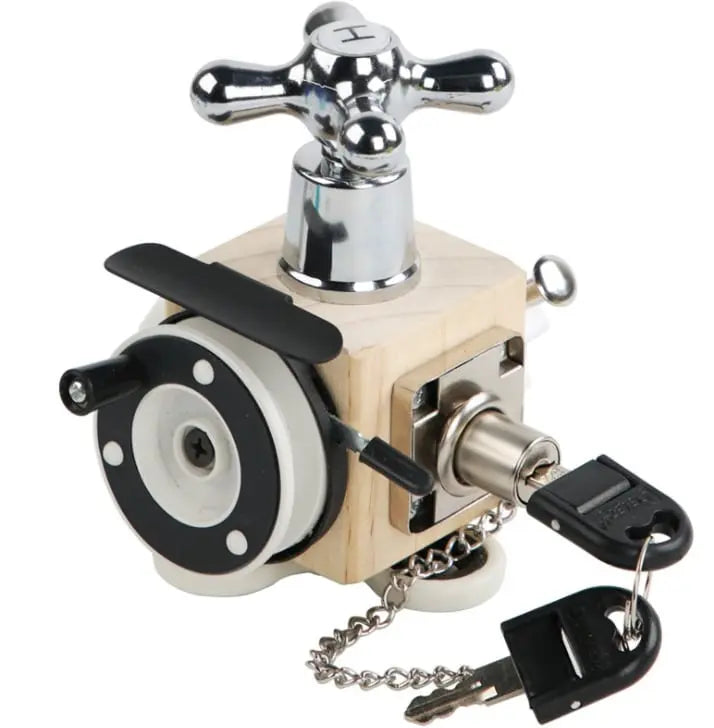 Montessori Busy Board Cube