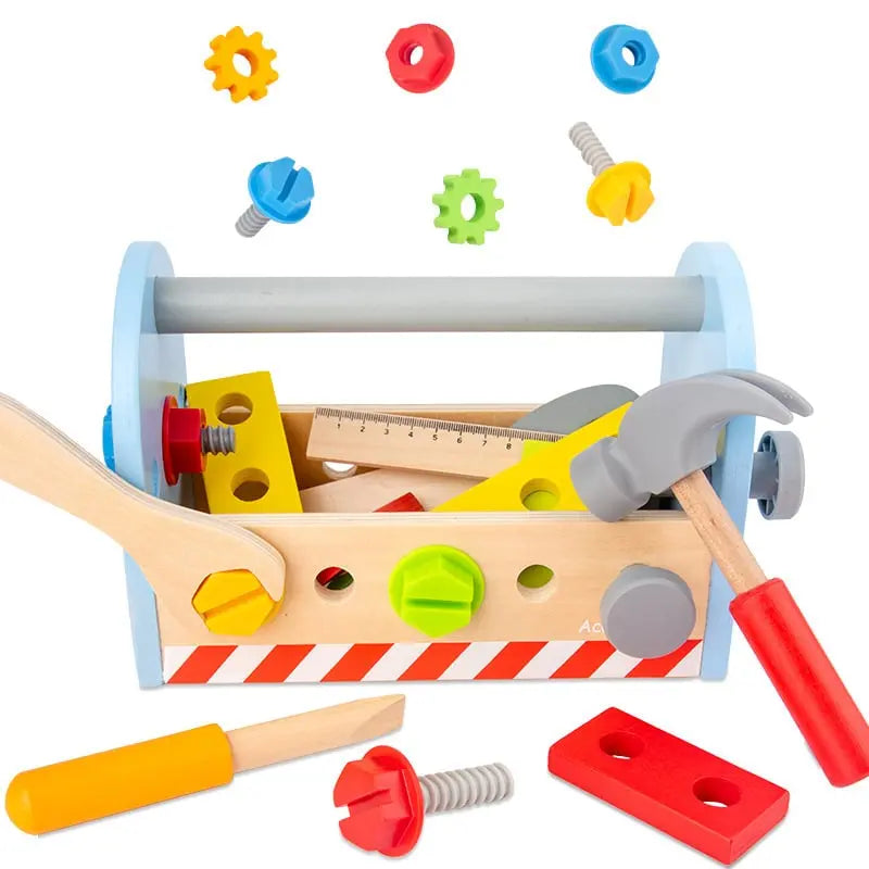 Montessori DIY wooden toolbox