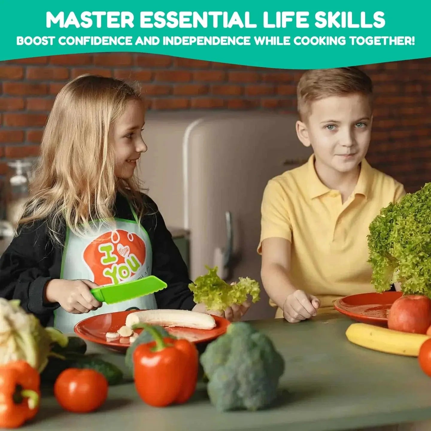 Children's Knives | 13-Piece Kitchen Set