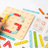 Montessori construction game with variable shapes - Image to copy