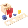 Montessori sorting box with interchangeable shapes