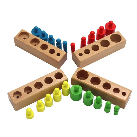 Montessori volume blocks