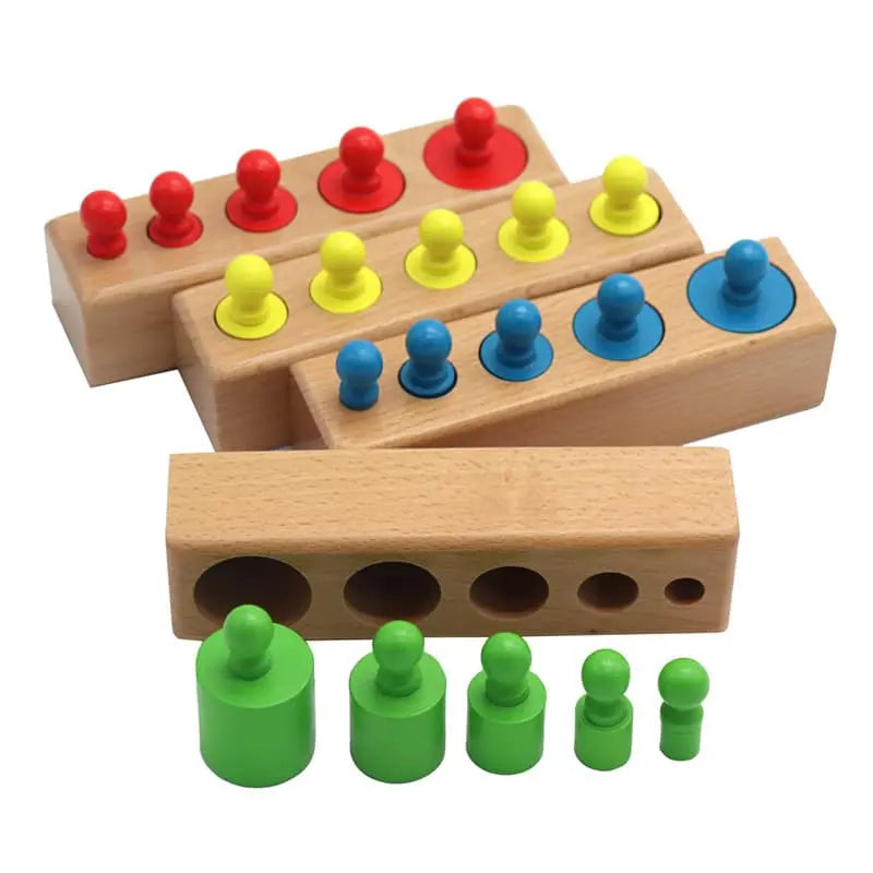 Montessori volume blocks