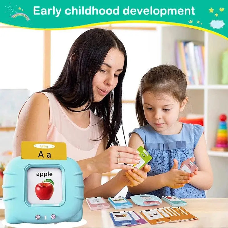 Blue / English only My First Words | Educational Talking Cards in English | Ages 1 to 6