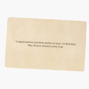 Yes Custom Back Engraving