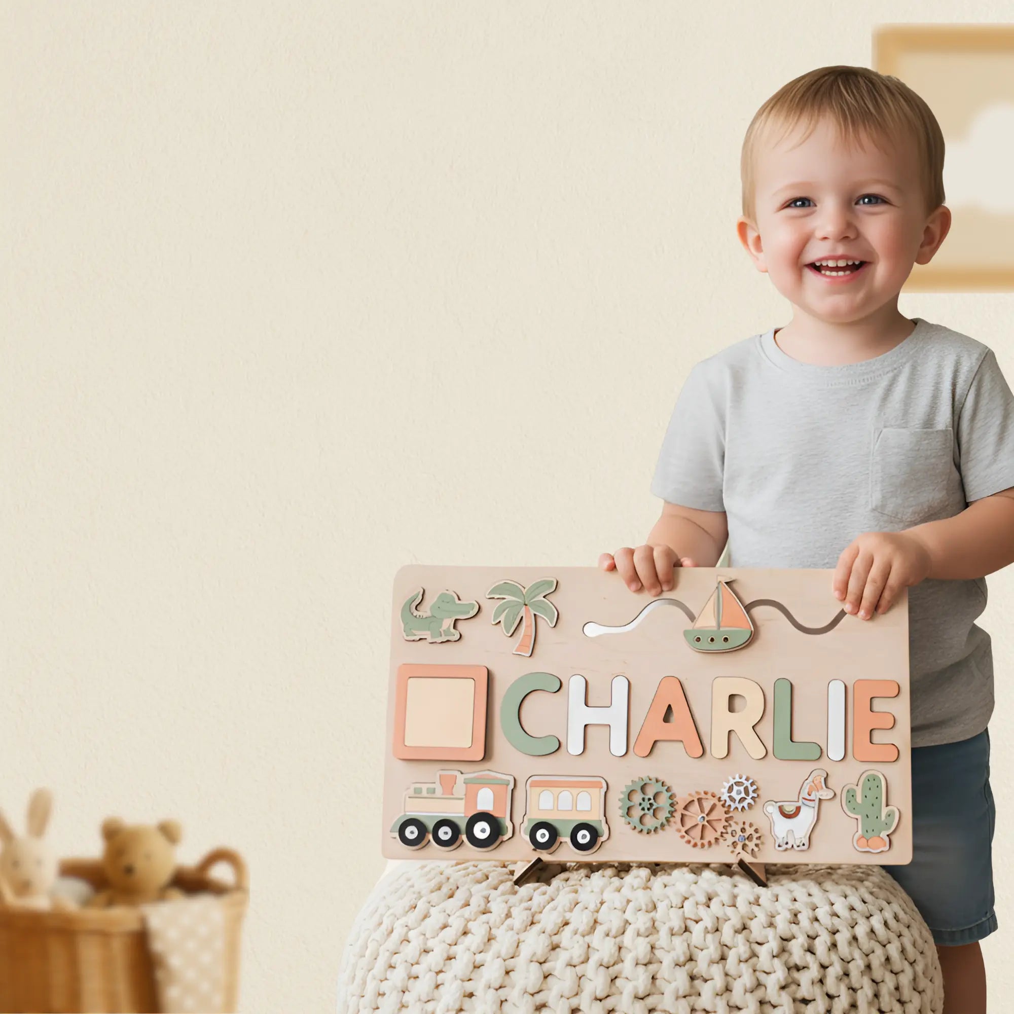 Personalized Name Puzzle - Custom Made for Your Child - TMT