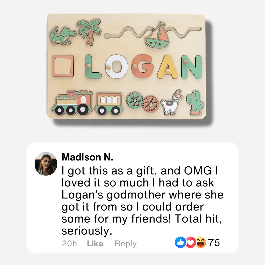 Personalized Wooden Name Puzzle