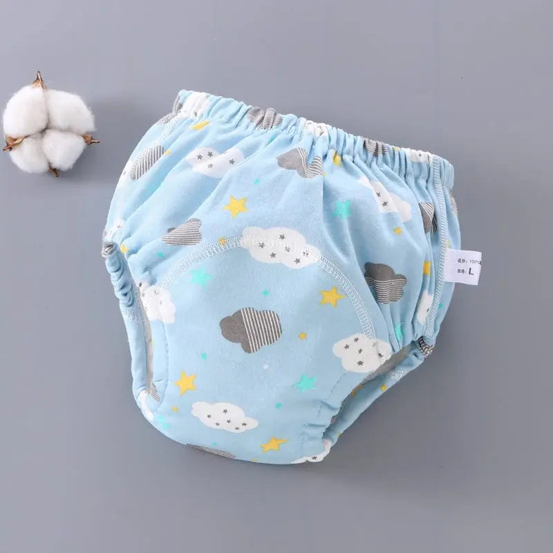 Reusable Potty Training Pants - MontiPants™ -  Clouds / M -  The Montessori Toys