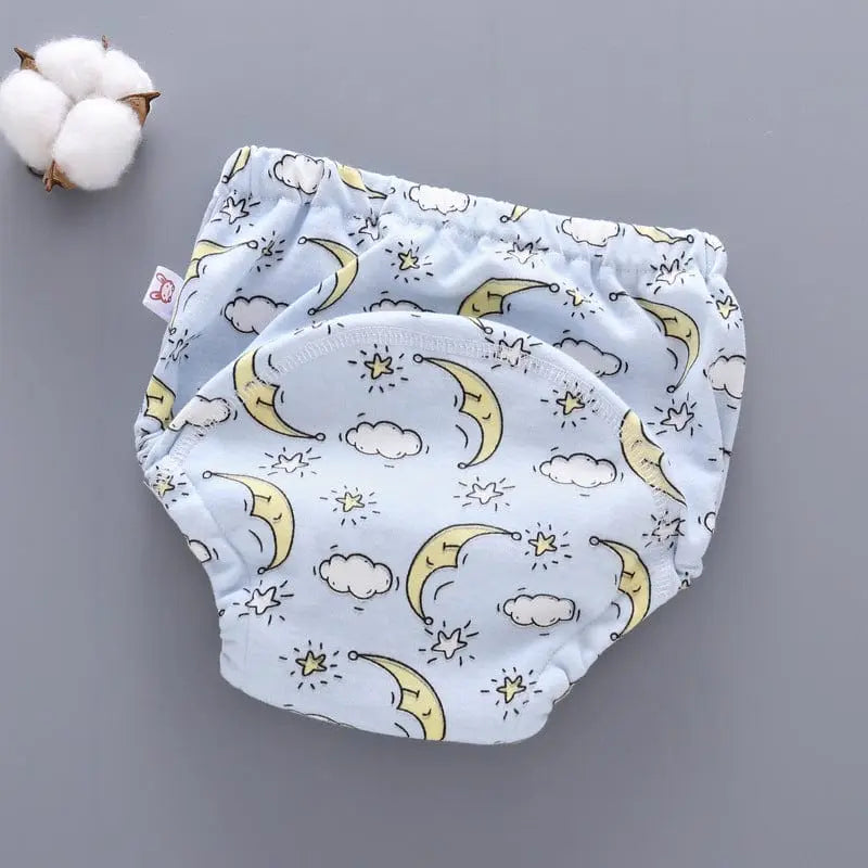 Reusable Potty Training Pants - MontiPants™ -  Moon-Cloud / S -  The Montessori Toys