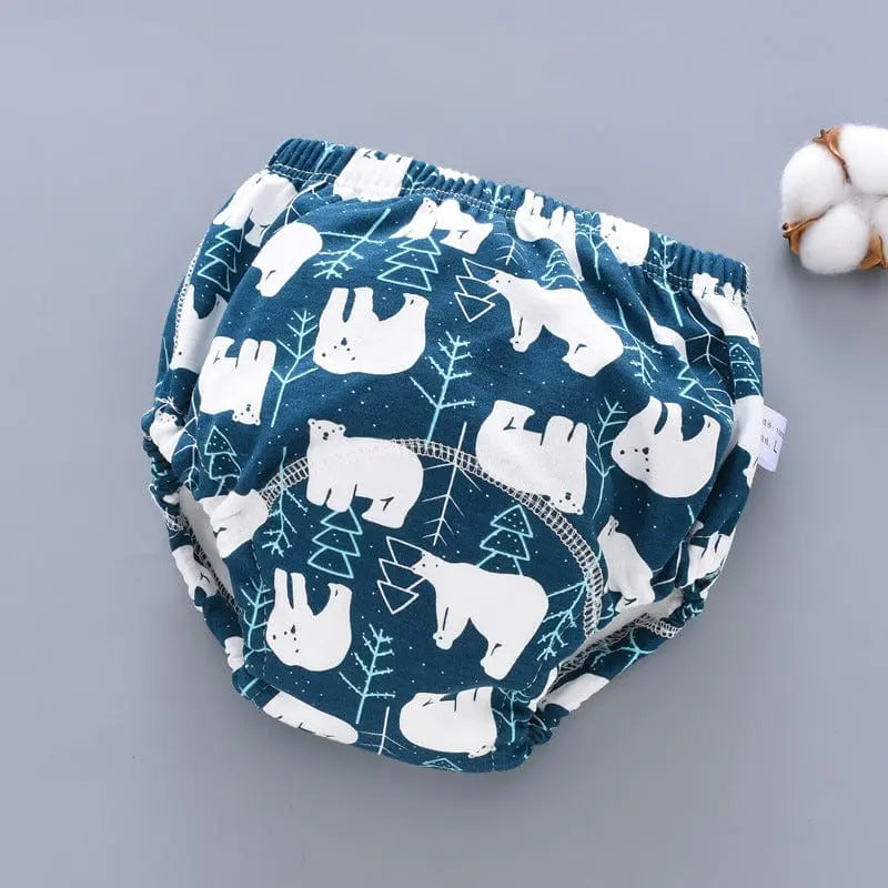 Reusable Potty Training Pants - MontiPants™ -  Polar-bear / L -  The Montessori Toys