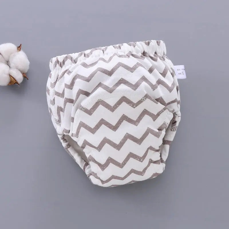 Reusable Potty Training Pants - MontiPants™ -  Zigzag / M -  The Montessori Toys