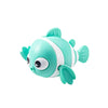 Green Swimming Clown Fish Bath Toy