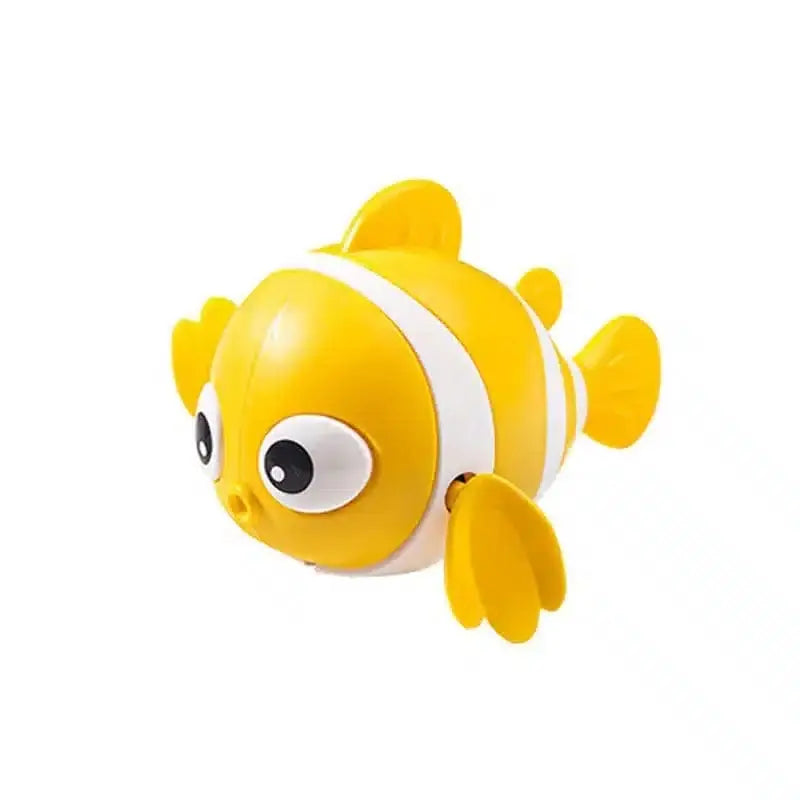 Yellow Swimming Clown Fish Bath Toy