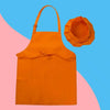 Kids Cooking Apron & Chef Hat Set
