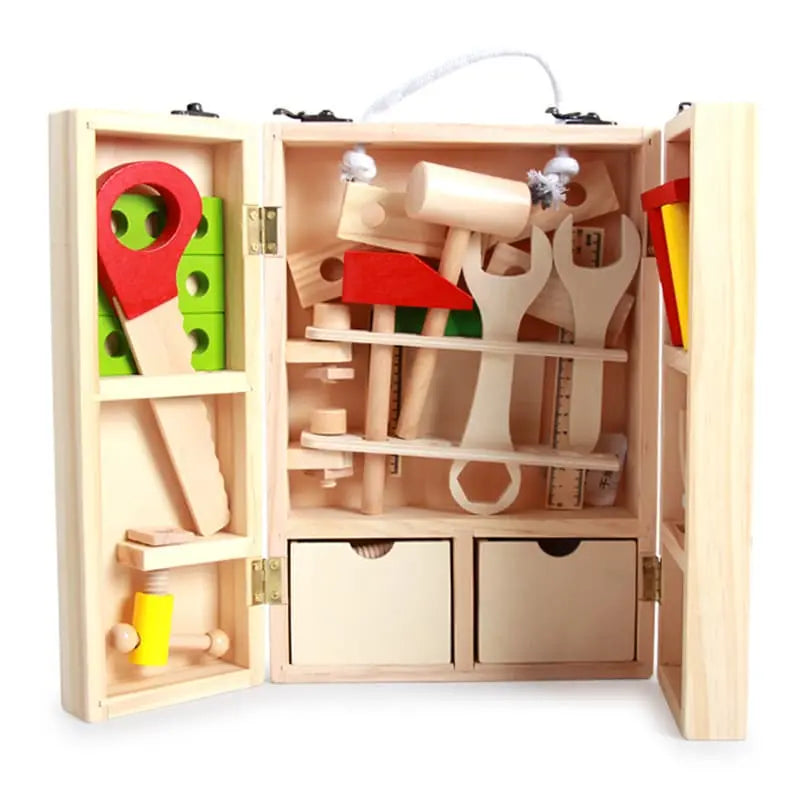 Wooden DIY toolkit for kids