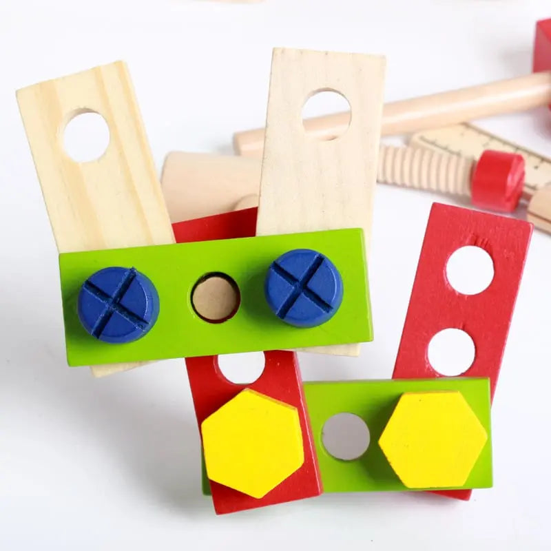 Wooden DIY toolkit for kids