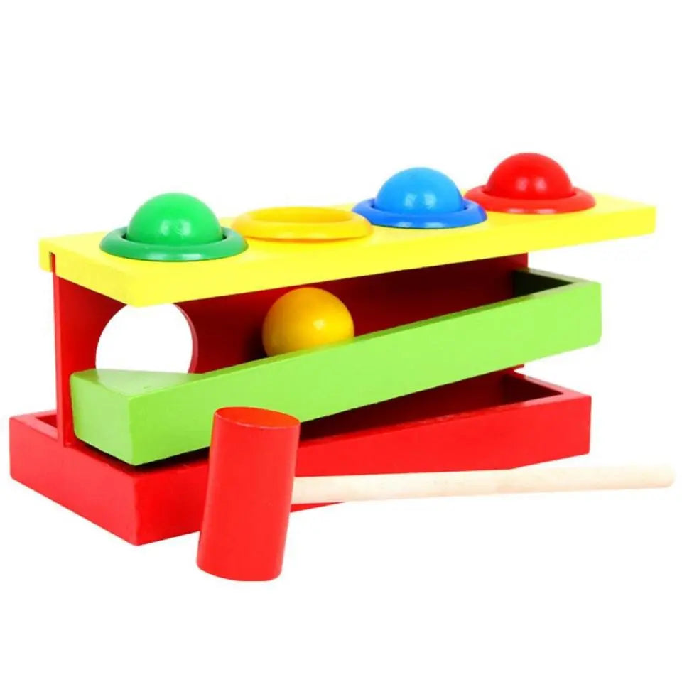 Wooden Hammering Game 4 Colors